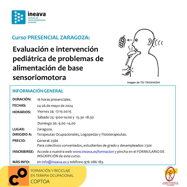 Imagen del curso Evaluación e intervención  pediátrica de problemas de  alimentación de base  sensoriomotora