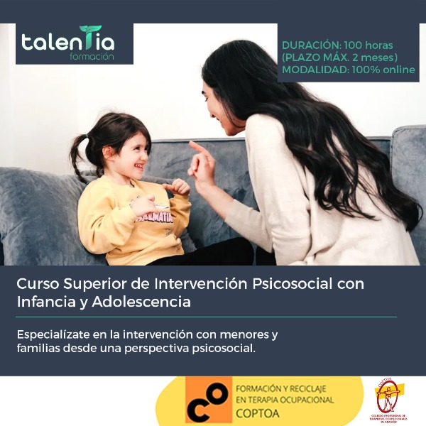 Imagen del curso Curso Superior de Intervención Psicosocial con Infancia y Adolescencia