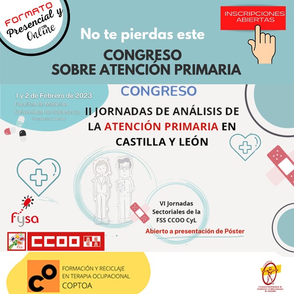 Imagen del curso CONGRESO: II JORNADAS DE ANÁLISIS DE LA ATENCIÓN PRIMARIA EN CASTILLA Y LEÓN
