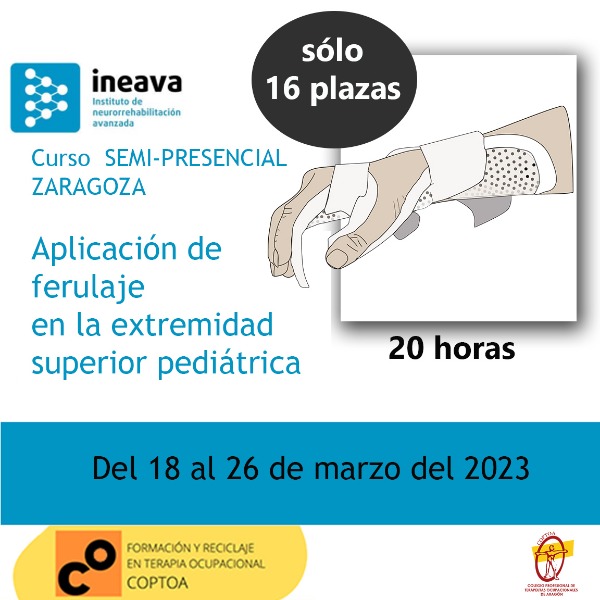Imagen del curso Aplicación de ferulaje en la extremidad superior pediátrica .SEMI-PRESENCIAL ZARAGOZA